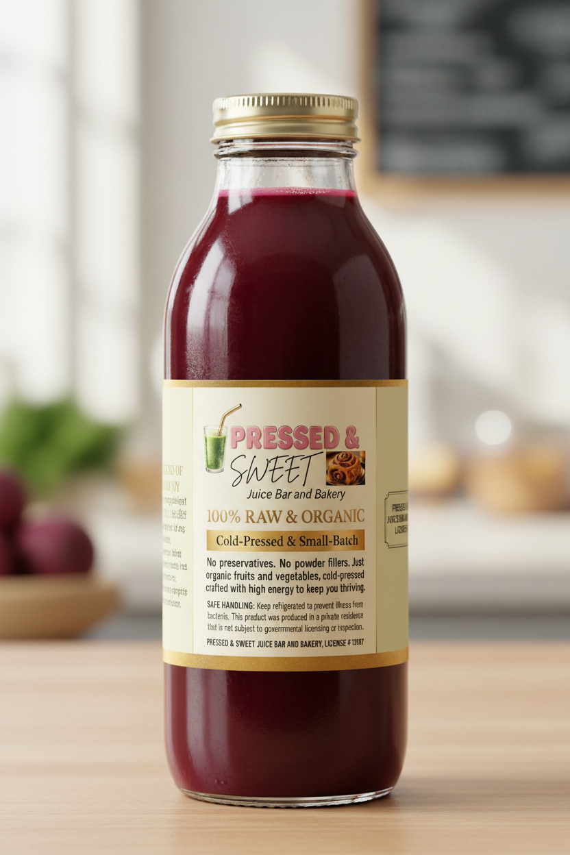 All Star Beet Pineapple Juice Bottle