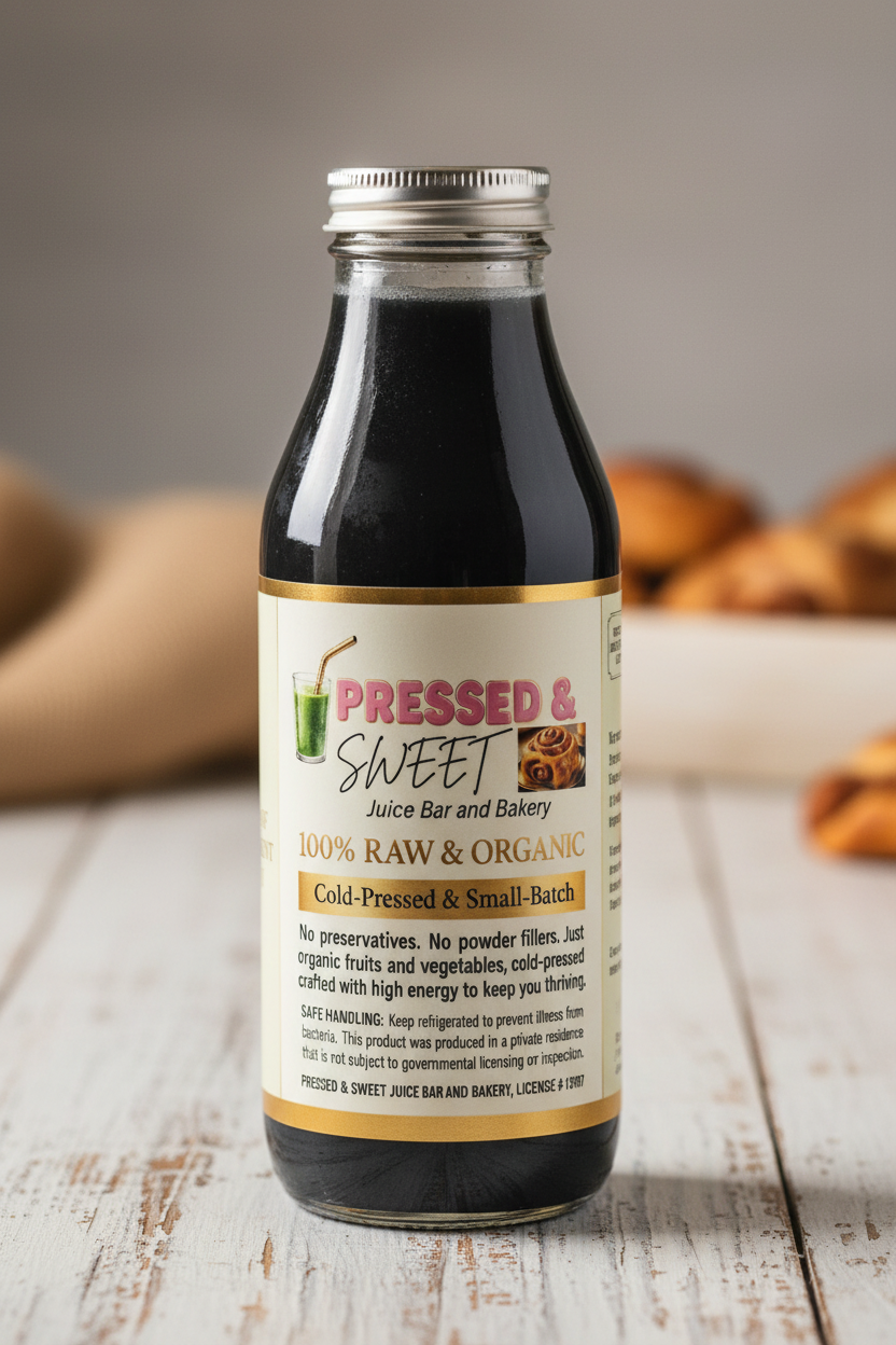 Pineapple Charcoal Binder Bottle