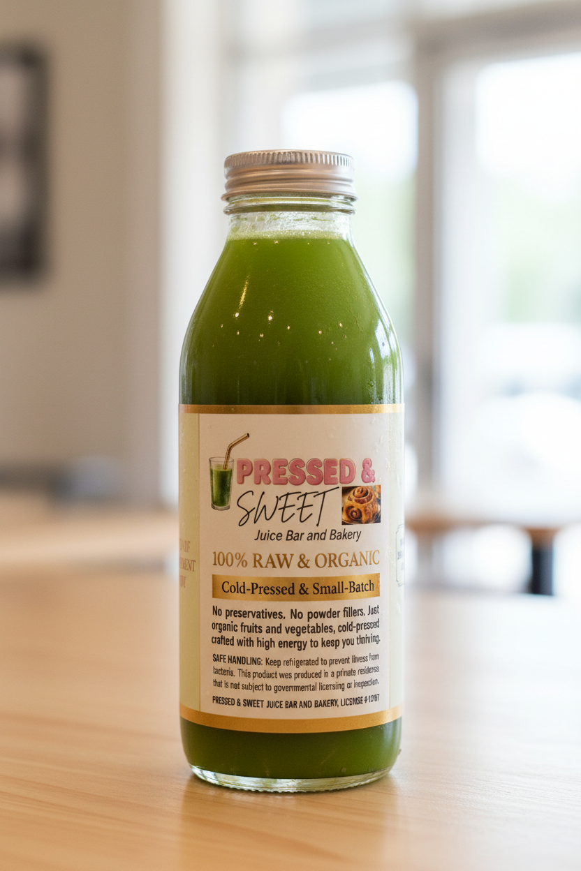 Pressed & Sweet Juice Bottle