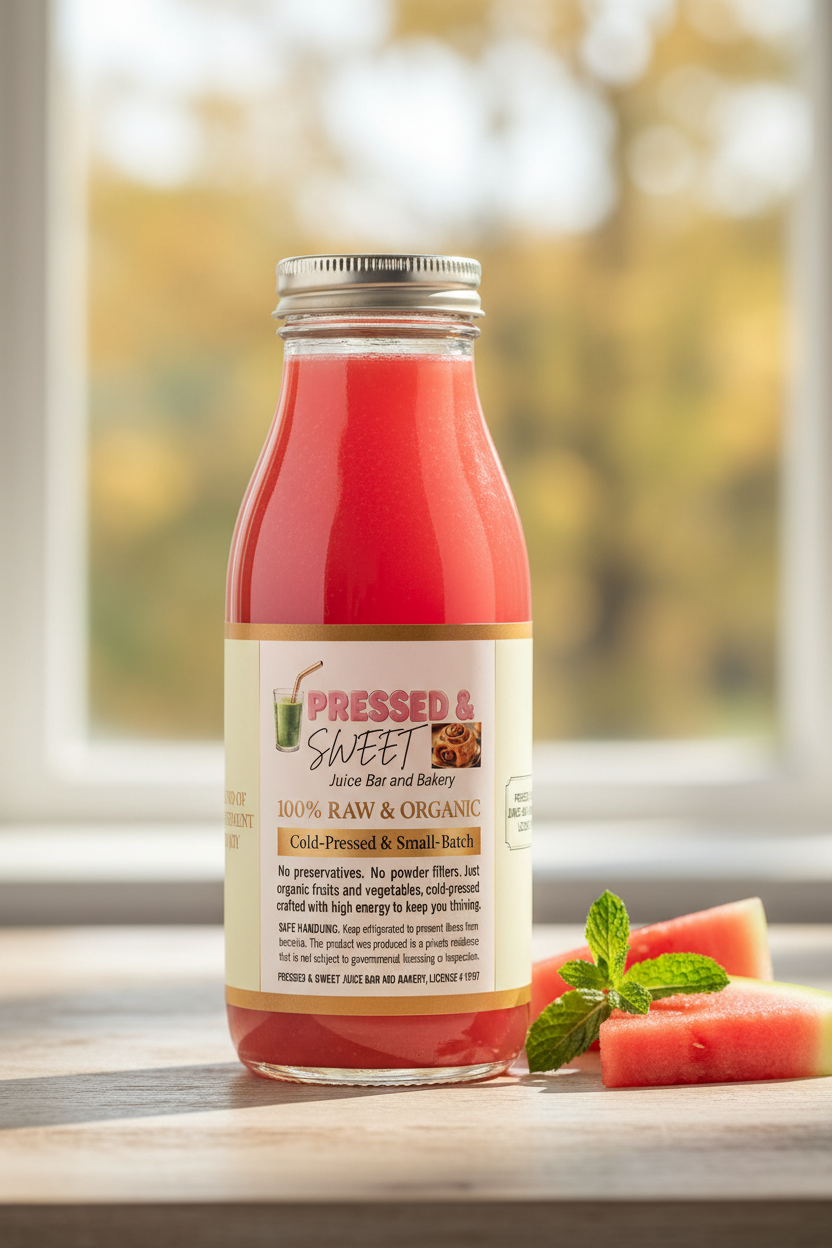 Watermelon Lemonade Bottle